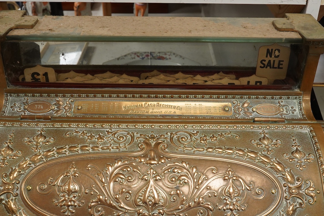 A vintage National Cash Register